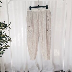 Athleta Cream Jogger Pants